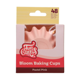 Funcakes Bloom baking cups Pastel Roze pk/48