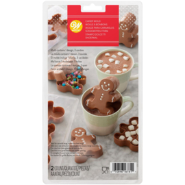 Wilton 3D warme chocolade Gingerbread candy mold