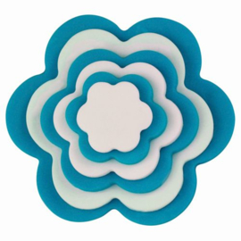 PME plastic cutter flower set/6