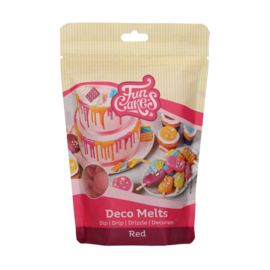 Funcakes Deco Melts Red 250 g