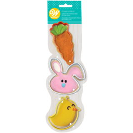 Wilton cookie cutter Easter set/3