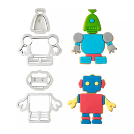 Decora Koekjes uitsteker Robot Set/4