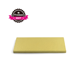Decora cake drum 20x30cm goud