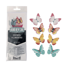 BrandNewCake Ouwel Vlinders Assortiment 16st