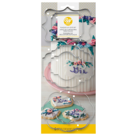 Wilton Cut Out Plaque set/6