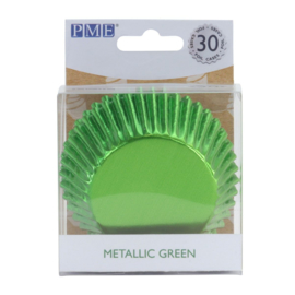 PME foil baking cups Metallic Green pk/30