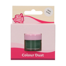 Funcakes edible funcolours dust Holly Green