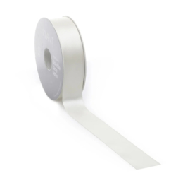 Vivant premium lint satijn Ivoor 25mm breed