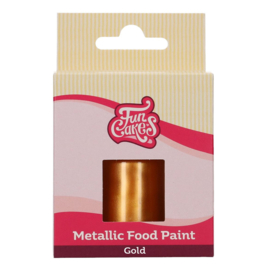 Funcakes metallic food paint Gold 30ml