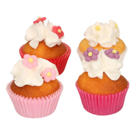 Funcakes suikerdecoratie kleine bloemen set/32