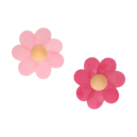 Funcakes eetbare papieren bloemen viool pk/8