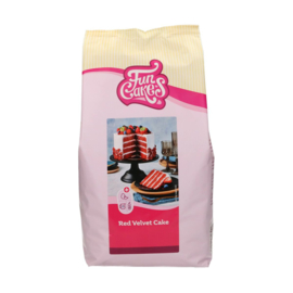 Funcake mix voor Red Velvet Cake 4 kg