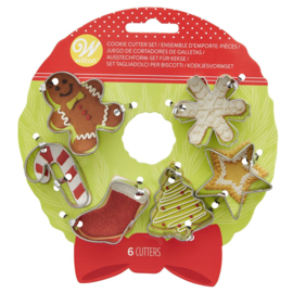 Wilton mini koekjes uitsteker set Guirlande mini set/6