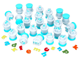 Uitsteker set alfabet kleine letters