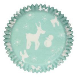 Funcakes baking cups winter wonderland pk/48