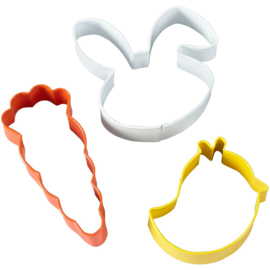 Wilton cookie cutter Easter set/3