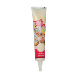 Funcakes choco writer Witte Choco 25g