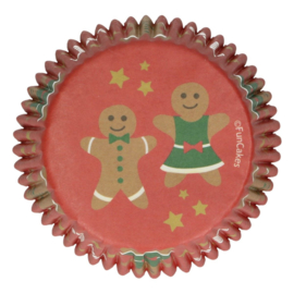 Funcakes baking cups gingerbread pk/48