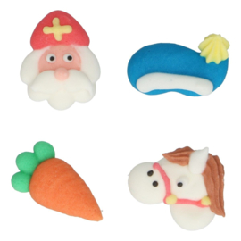 Funcakes suikerdecoratie sinterklaas set/12