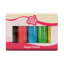 Funcakes rolfondant multipack Essential Colours 5x100 g