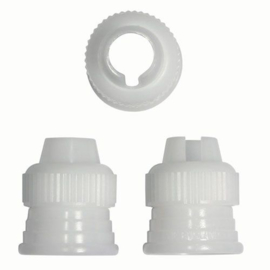 PME icing bag adaptors set/3