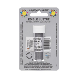 Sugarflair Edible Lustre Silver Sparkle 2g