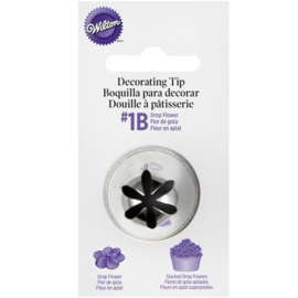 Wilton decorating tip #1B drop flower
