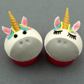 Katy Sue mould Unicorn Ears, Horn and Lashes