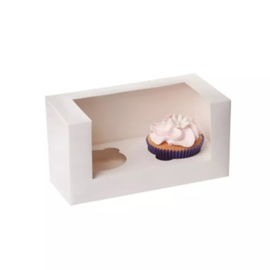 House of Marie cupcake doos voor 2 cupcakes (per stuk)