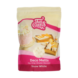 Funcakes Deco Melts Sneeuw Wit- Geen E171- 1kg