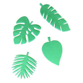 FMM totally tropical leaves cutter set/4