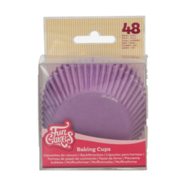 Funcakes baking cups Royal Purple pk/48