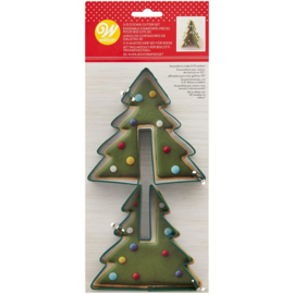 Wilton 3D cookie cutter Tree set/2
