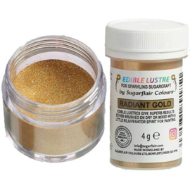 Sugarflair edible lustre Radiant Gold 4 g