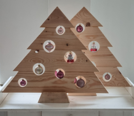 Houten kerstboom