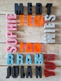 Kraamletters met muisjes