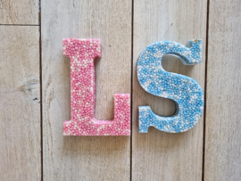 Kraamletters met muisjes