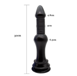 Dildo - Extreem Grote Zwarte Lange dikke Realistisch Penis -Zuignap -Anaal BDSM SM Fetisch Seks speeltje