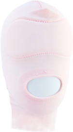 Seks hoofd Masker erotisch - Roze glans stof