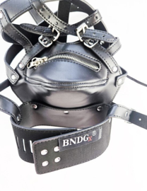 - Extreme BDSM sex Masker - Nep Leer - Met Gag blinddoek - SM Erotisch