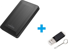 Harde schijf extern - 500GB - Externe harde schijf - geheugen computer - Met gratis usb stick 64GB