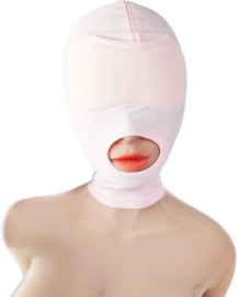 Seks hoofd Masker erotisch - Roze glans stof