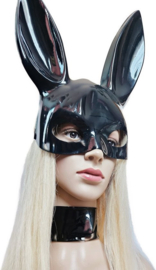 Sex Bunny - Masker Erotische  Zwart Konijn sexy Rollenspel kleding accessoire