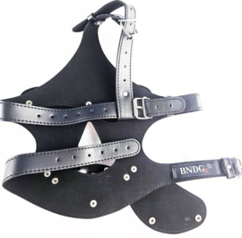 Extreme BDSM Masker - Nep Leer - Met Gag - SM