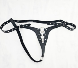 Bondage onderbroek - met slot Open kruis voor dames - slip Erotische sex lingerie