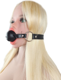 Gag Ball Zwart - Seks speeltje - Gagbal rond bal mond strap masker bdsm fetish