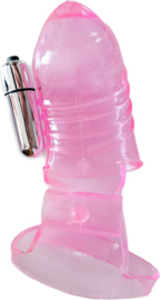 Roze grote vinger Vibrator - G spot stimuleren vingeren seks speeltje toys - vaginaal - -