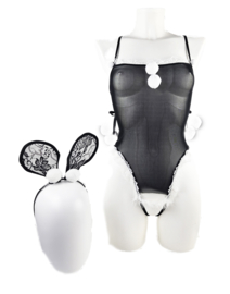 Sexy Konijn - Bunny Sexy erotische Cosplay Rollenspel kleding outfit dames konijn Zwart