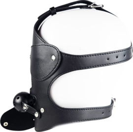 Extreme BDSM Masker - Nep Leer - Met Gag - SM