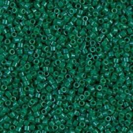 Miyuki delica 11/0 DB0656 Opaque Dyed Green ( 5 gram)